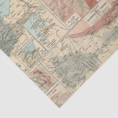 Tieflander Atlas-Karte Seidenpapier (Ausschnitt)