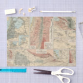 Tieflander Atlas-Karte Seidenpapier (Handwerk)