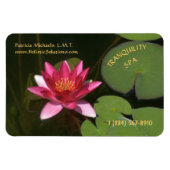 TIEFPINK WASSERLILY MAGNET (Horizontal)