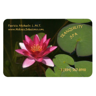 TIEFPINK WASSERLILY MAGNET