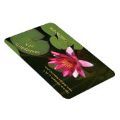 TIEFPINK WASSERLILY MAGNET (Rechte Seite)