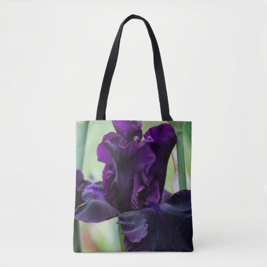Tiefpurpurne Iris-Tasche sieht wie Samt aus Tasche (Vorderseite)