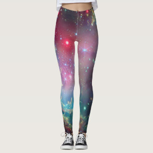 Tiefraum-Sternenhaufen-Vibrant-Yogahosen Leggings
