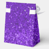 Tiefrosa Glamour Faux-Glitter-Muster Geschenkboxen Geschenkschachtel (Rückseite)