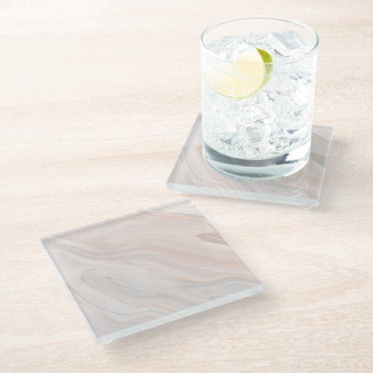 Tiefrosa Marmor-Finish-Dekorative Glasuntersetzer (Schrägansicht)