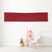 Tiefrosa strukturiertes, wirbelndes Muster Banner (Insitu)