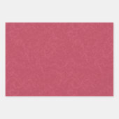 Tiefrosa strukturiertes, wirbelndes Muster Geschenkpapier Set (Vorderseite)