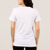 Tiefrosa Union Jack Tri-Blend Shirt (Rückseite)