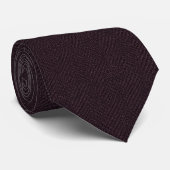 Tiefrote Aubergine Krawatte (Gerollt)