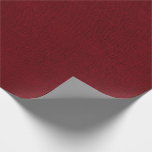 Tiefrote Leinwand-Beschaffenheit Geschenkpapier