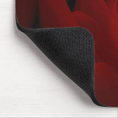 Tiefrote Rose Mousepad (Ecke)
