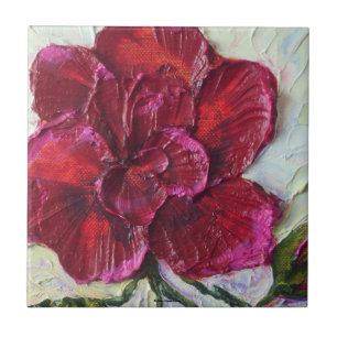 Tiefrote Rosen-Fliese Fliese