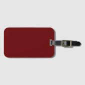 Tiefrote, solide Farbabdeckung Gepäckanhänger (Vorderseite (Horizontal))