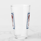 Tiefroter Hummer Glas (Links)