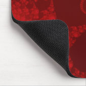 Tiefrotes Seepferdchen-Herd-Mauspad Mousepad (Ecke)