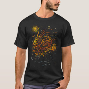 Tiefsee-Anglerfisch-Goth, Geschenk für Piratenlieb T-Shirt