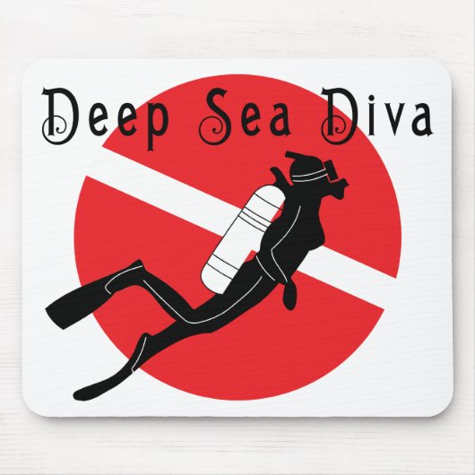Tiefsee-Diva Mousepad (Vorne)