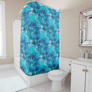 Tiefsee Duschvorhang