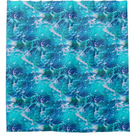 Tiefsee Duschvorhang (Vorderseite)