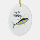 Tiefsee-Fischen Keramikornament (Rechts)