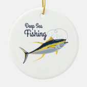 Tiefsee-Fischen Keramikornament (Vorne)