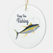 Tiefsee-Fischen Keramikornament (Links)