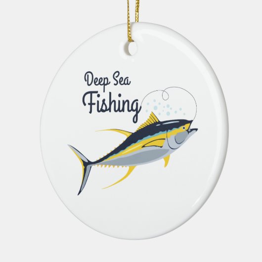 Tiefsee-Fischen Keramikornament (Links)