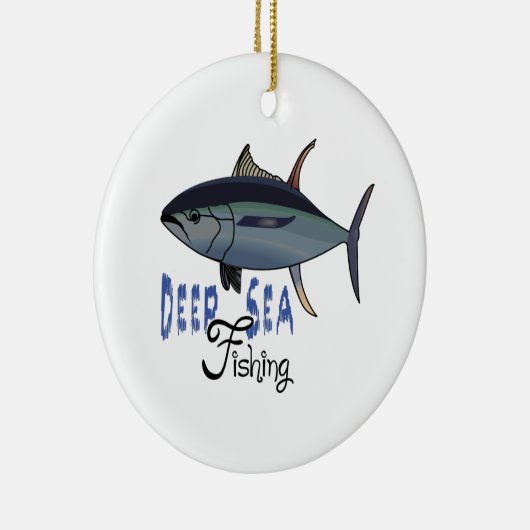 TIEFSEE-FISCHEN KERAMIKORNAMENT (Rechts)