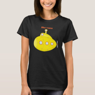 Tiefsee-Gelbes U-Boot T-Shirt