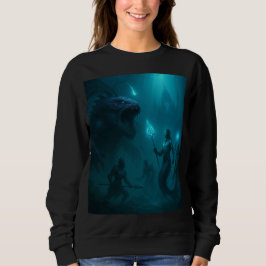 Tiefsee-Königreich – Epischer Fantasy-Krieger vs.  Sweatshirt