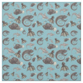 Tiefsee-Kreaturen Stoff (Muster)