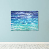 Tiefsee Leinwanddruck (Insitu (Holzboden))