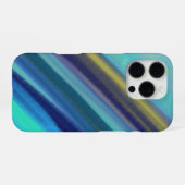 Tiefsee-Ozean Blautöne iPhone Hülle (Rückseite (Horizontal))