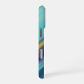 Tiefsee-Ozean Blautöne iPhone Hülle (Rechte Seite)