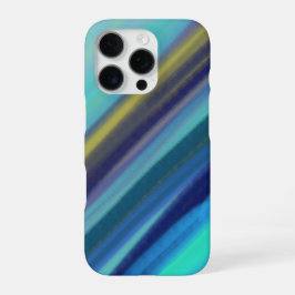 Tiefsee-Ozean Blautöne iPhone 16 Pro Hülle