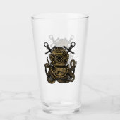 Tiefsee, Ozeantauchen, Oktopus, Anker Glas (Vorderseite)