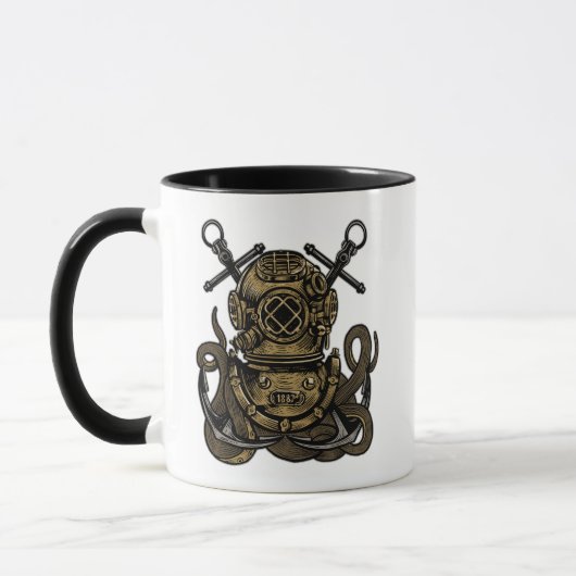 Tiefsee, Ozeantauchen, Oktopus, Anker Tasse (Links)