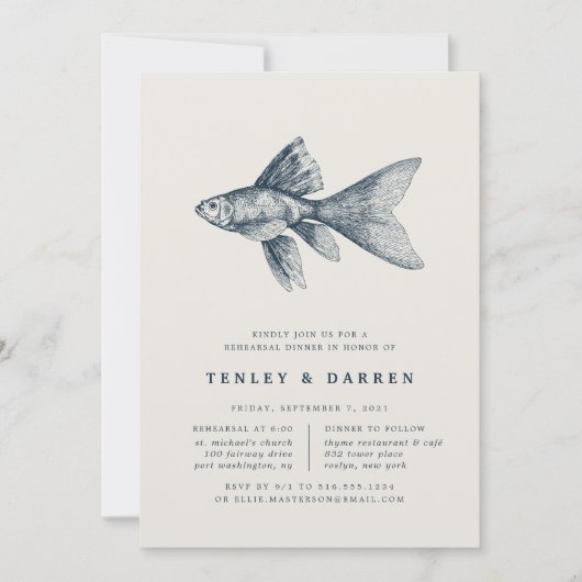 Tiefsee | Probe - Abendessen Einladung (Vorderseite)