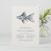 Tiefsee | Probe - Abendessen Einladung (Stehend Vorderseite)