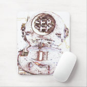 Tiefsee-Taucher Mousepad (Mit Mouse)