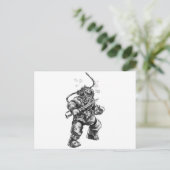 Tiefsee-Taucher Postkarte (Stehend Vorderseite)