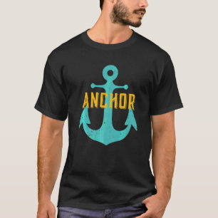 Tiefsee und Natur Vintage Anker Ozean Fischer T-Shirt