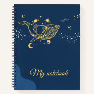 Tiefsee-Wale-Notizbuch – Ozeantiefen-Journal  Notizblock