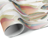 Tiefsee-Wunderbarer Fisch-Papier-Wrap Geschenkpapier (Rolleneckpunkt)