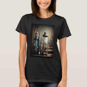 Tiefseeangeln Vintage-Angelruten 3 T-Shirt