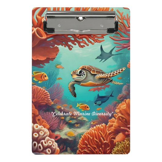 "Tiefseeartigen" Mini Klemmbrett (Vorderseite)