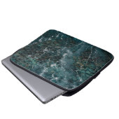 Tiefseefels-Textur Laptopschutzhülle (Vorne Knopf)
