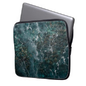 Tiefseefels-Textur Laptopschutzhülle (Vorderseite Links)