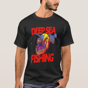 Tiefseefischen - Anglerfisch Tiefsee-Monster T-Shirt