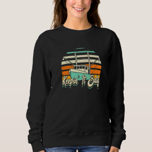 Tiefseefischen für Fischer, salzig bleibt salzig Sweatshirt